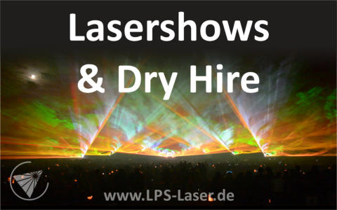 Mieten und Dry Hire Laserprojektoren fuer Lasershows